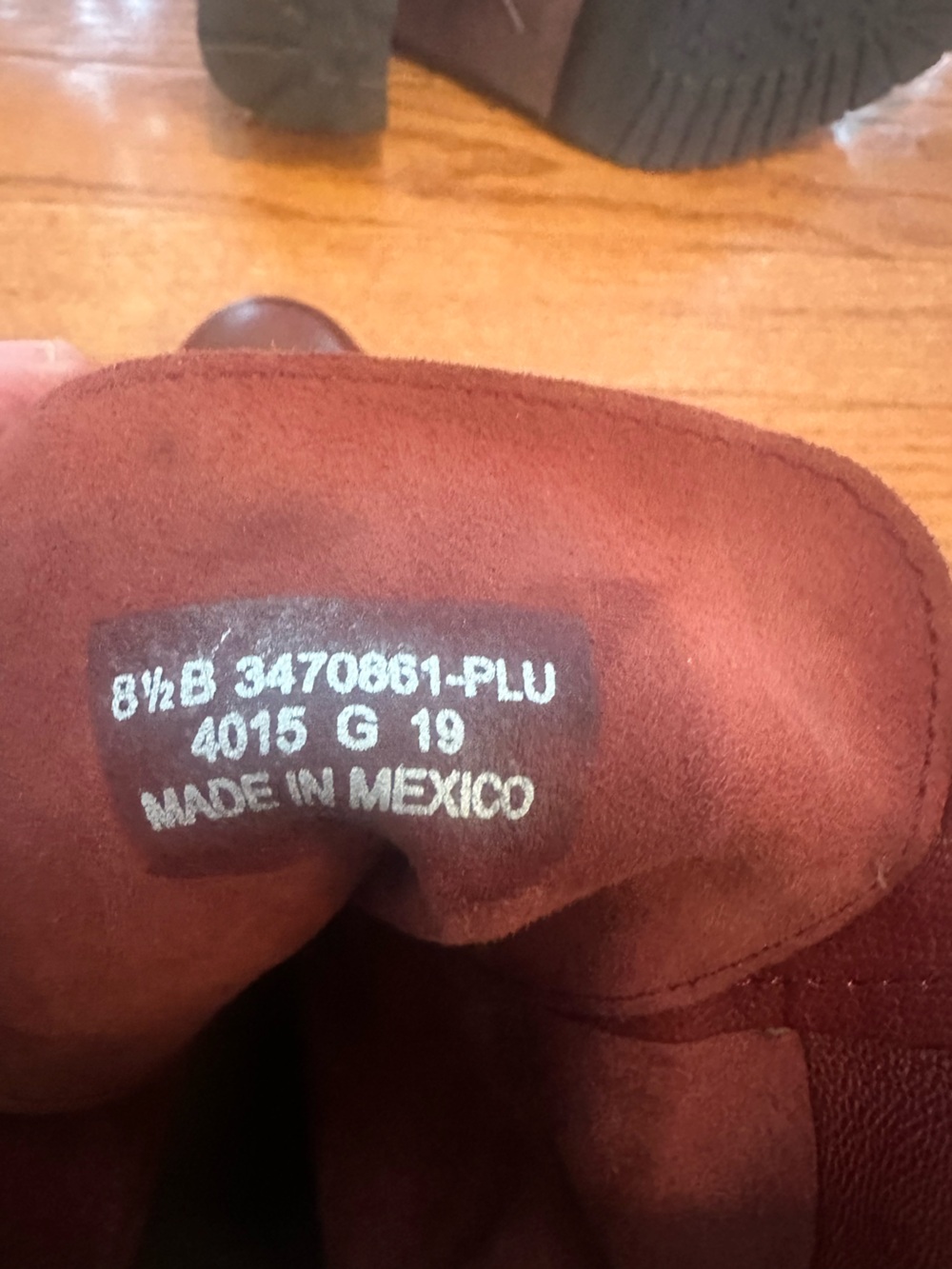 Frye Women's Burgundy Lace-Up Leather Ankle Boots - Picture 5 of 5